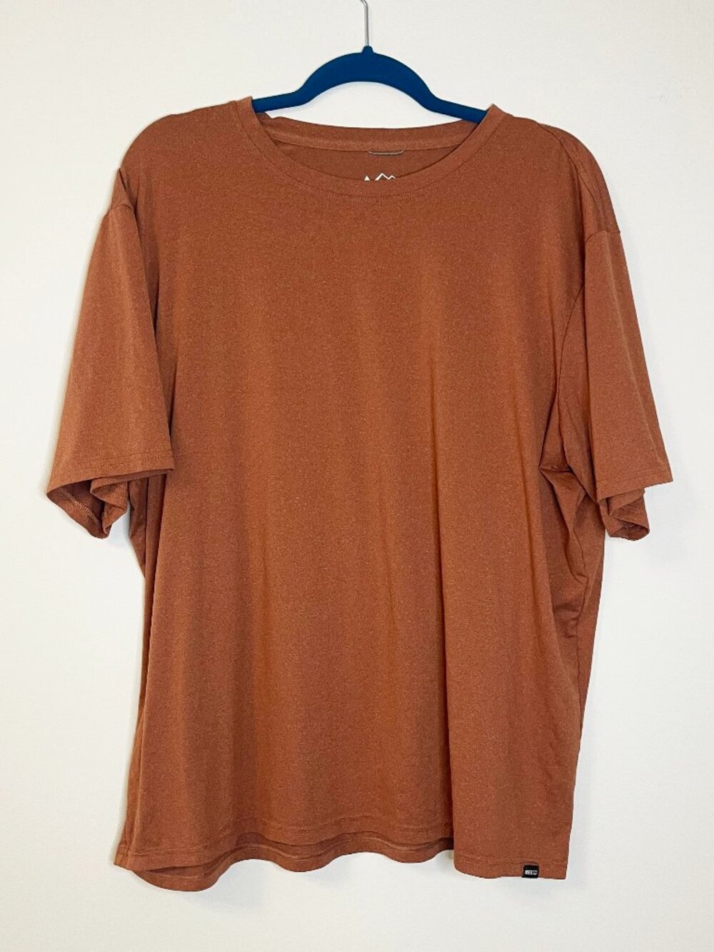 REI Co-op Men’s Performance T-Shirt XL Rust Moisture Wicking Outdoor Tee